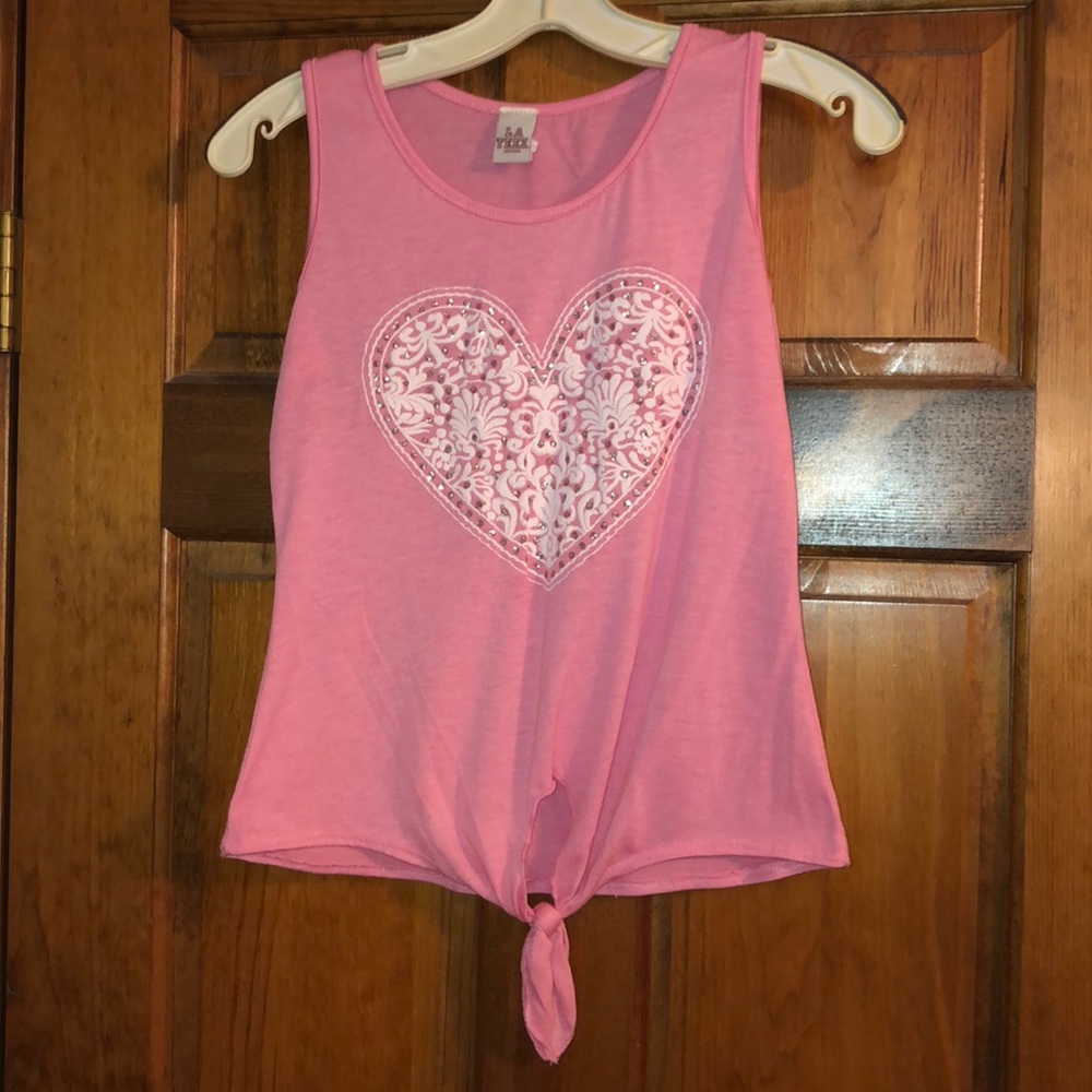 Pink tank top